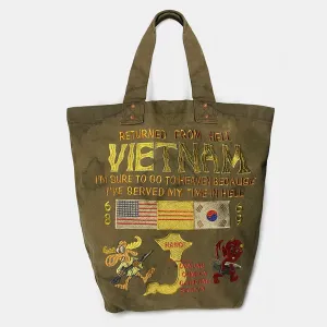 BZEN TOTE20-18MG NAM TOTE BAG-20oz-E0 MOSS GREEN