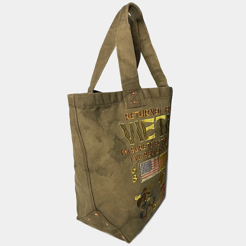 BZEN TOTE20-18MG NAM TOTE BAG-20oz-E0 MOSS GREEN