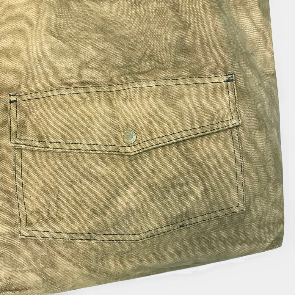 BZEN x MINER49ER TOTE19-15BIS ROOSTER CANVAS TOTE BAG-20oz-E0 BISCOTTI