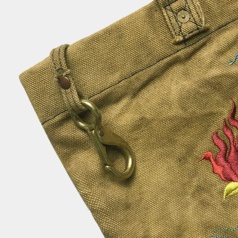 BZEN x MINER49ER TOTE19-15BIS ROOSTER CANVAS TOTE BAG-20oz-E0 BISCOTTI