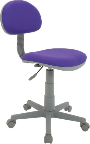 Calico Designs Deluxe Task Chair in Purple with Gray Base 18516
