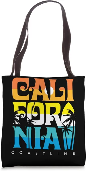 California Coastline Tote Bag
