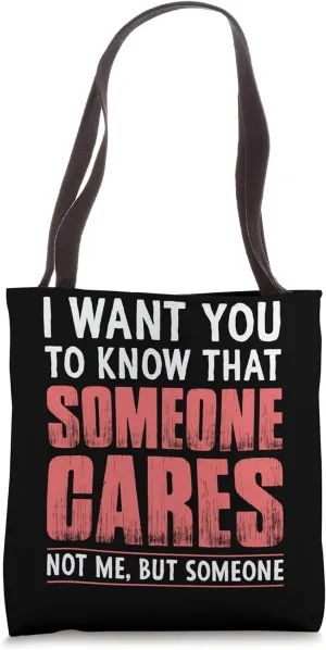 Candid Care Confession Tote Bag