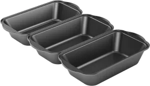 Carbon 3 Steel X 9 Nonstick Pan, Loaf Enhanced Baking Pack Large Bread Pan, 1/2" Safe 5"