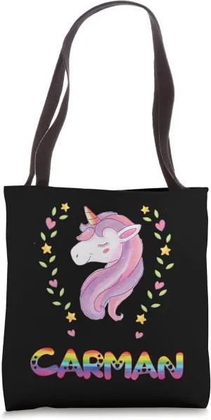 Carman Name Tote Bag