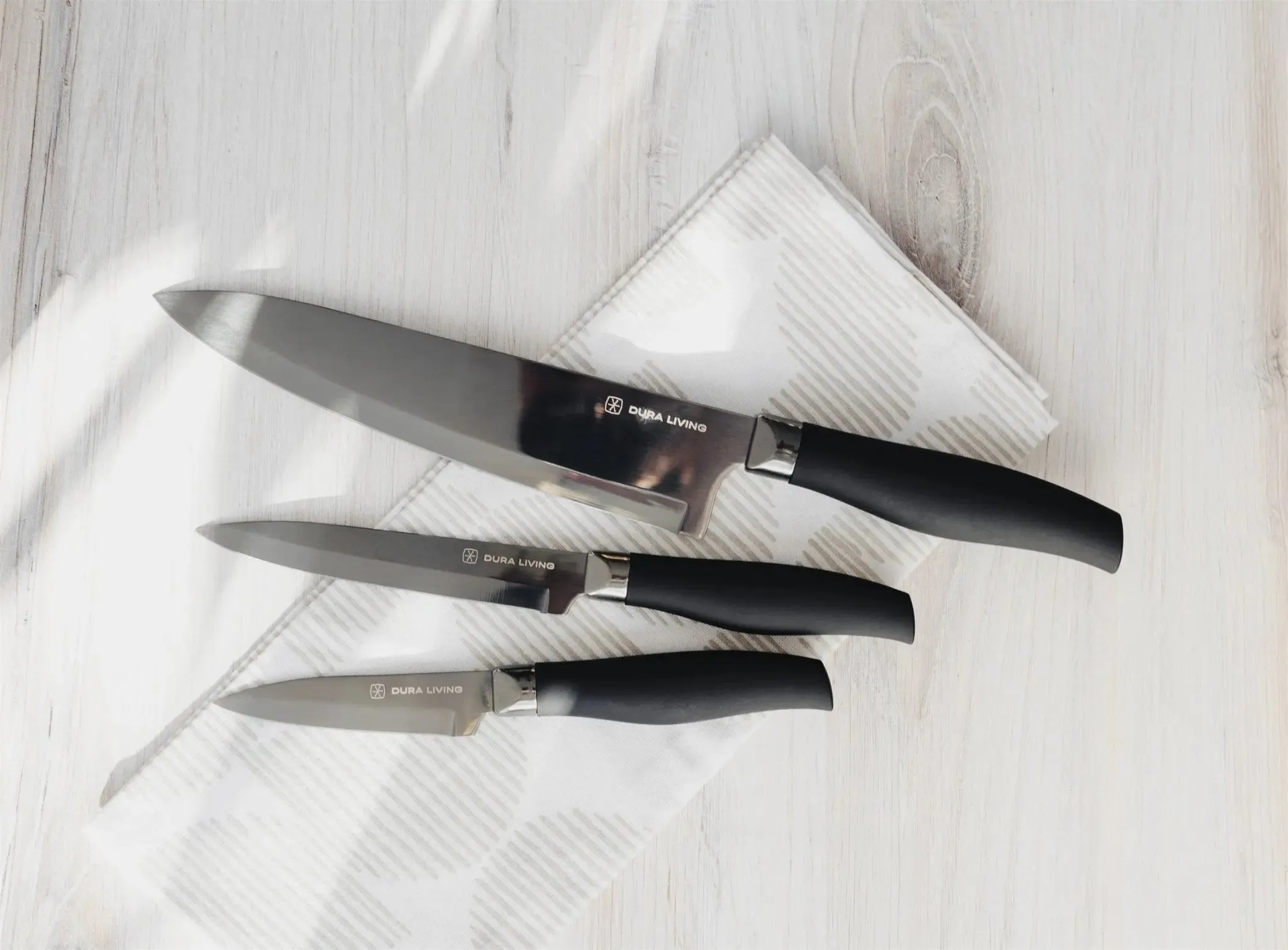 Christmas sale Kitchen Titan 3-Piece Knife Black Set Sale-priced -