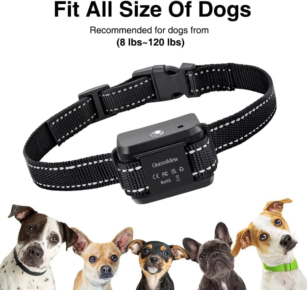 Citronella Dog Bark Collar, Citronella Bark Collar, Adjustable Spray Anti Bark Collar with 2 Straps, Rechargeable Dog Bark Training Device, Safe Bark Control for Small Large Dog Indoor Outdoor