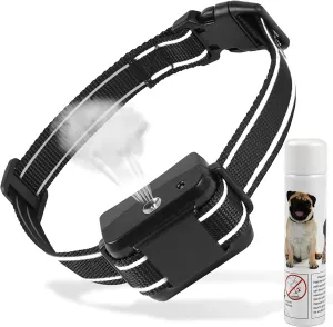 Citronella Dog Bark Collar, Dog Barking Collar with 2 Adjustable Sensitivity and Volume of Spray [1 Citronella Spray Refill] No Shock Anti Bark Collars for Small Medium Large Dogs