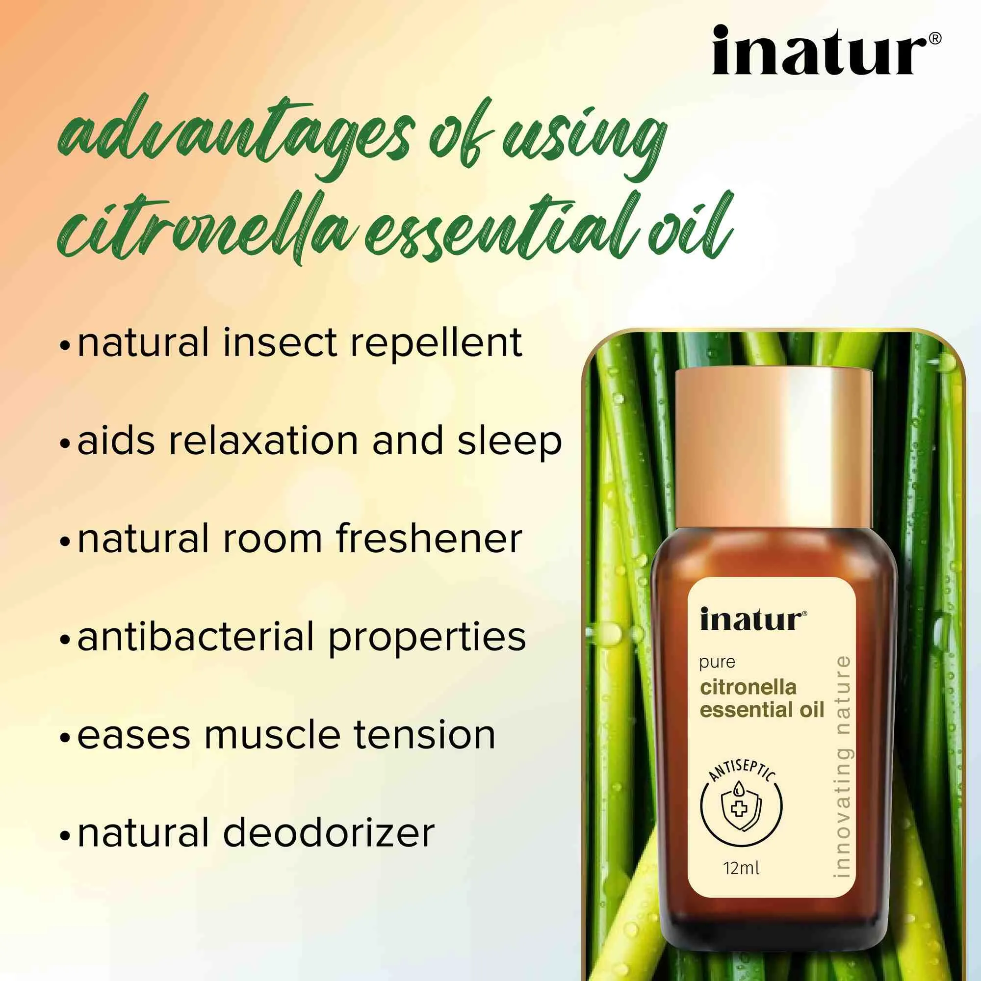 Citronella Essential Oil - 12ml