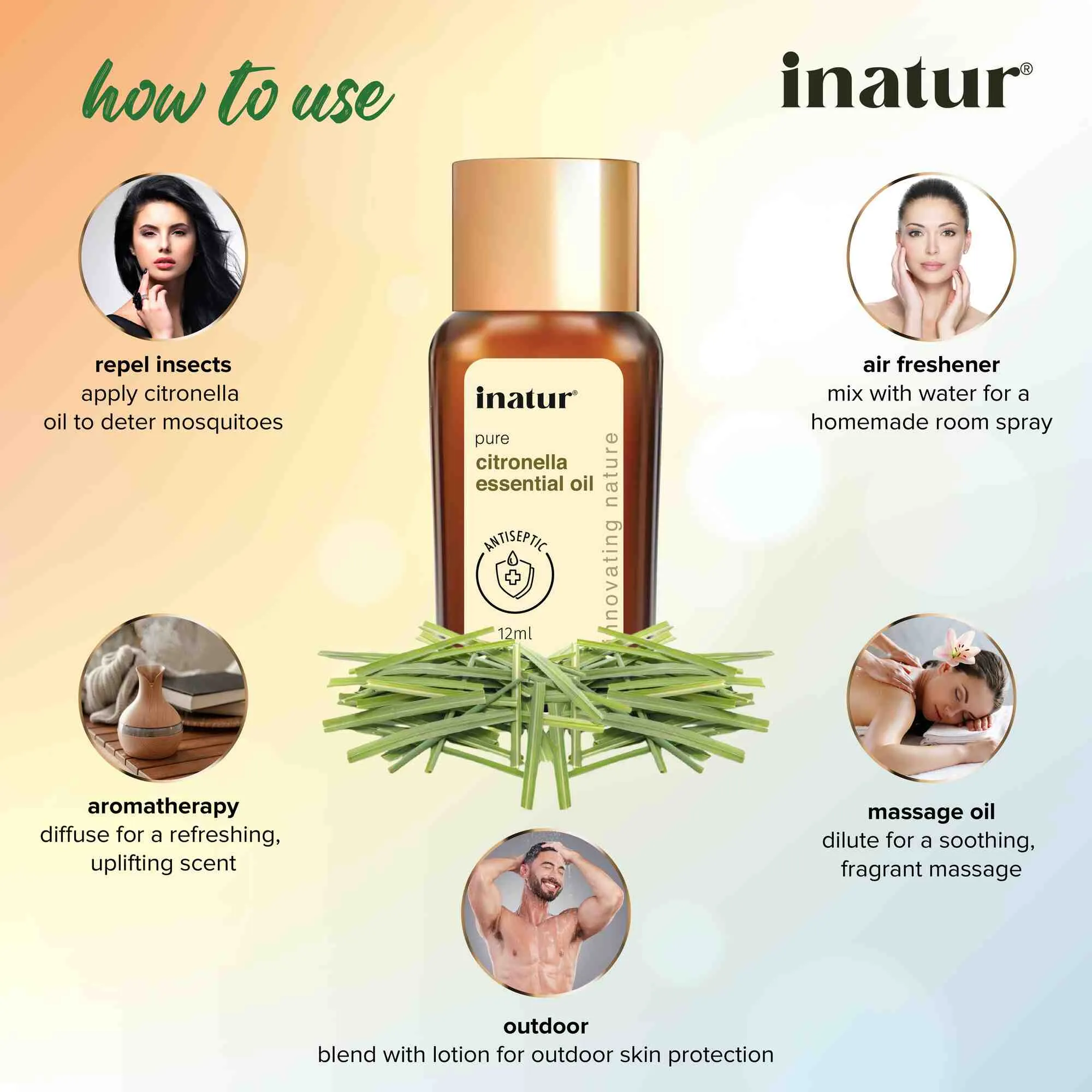 Citronella Essential Oil - 12ml