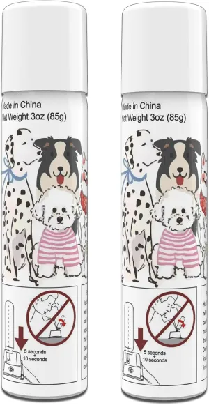 Citronella Spray Refill Can WWVVPET & All Other Brand Citronella Spray Dog Collars, Remote Training Collars, Dog Anti-Bark Collars, Humane and Safe Spray for Pets, 90ml/Can (New Formula)