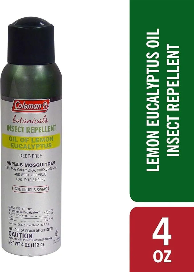 Coleman Insect Repellent Spray Bundle – SkinSmart Non-DEET and Botanicals Non-DEET Lemon Eucalyptus Sprays