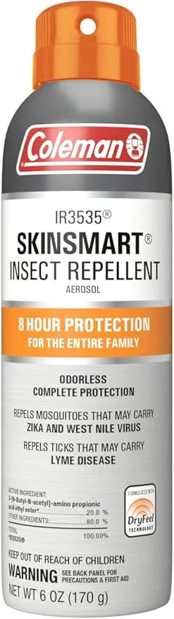 Coleman Insect Repellent Spray Bundle – SkinSmart Non-DEET and Botanicals Non-DEET Lemon Eucalyptus Sprays