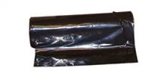 Colonial Bag Trash Bag Medium Duty 15 gal. Black HDPE 8 Mic. 24 X 33 Inch X-Seal Bottom Twist Tie Coreless Roll, HCR33MB - CASE OF 1000