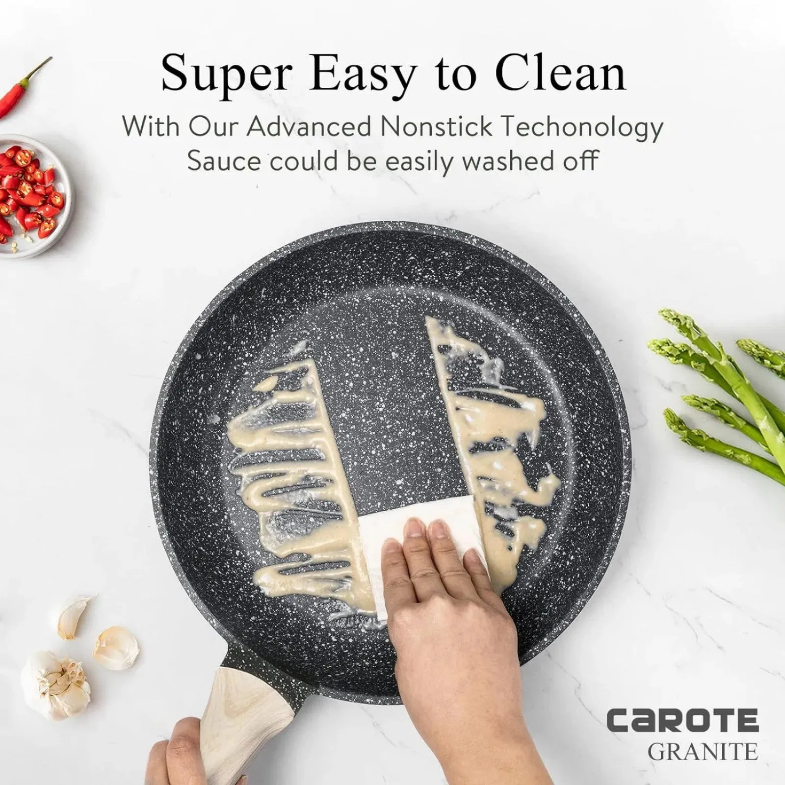 Cooking Set, Set Sticky LunaLulink Great price drop Granite Cookware 12-Piece Flash sale Nonstick