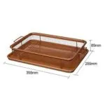 Copper Crisper, 2-Piece Non-Stick Bakeware Set
