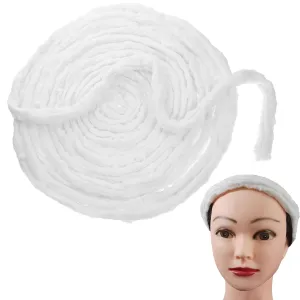 Cotton Beauty Coil,Cotton Roll for Salon,1 Bag of Hairdressing Cotton Rolls,Hair Perm Coil Strips,Hair Salon Accessories for Nail Art Hairdressing Makeup Accessories (175-180g)
