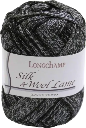 Createbell Berkryan (Former Kanebo) Longchamp Silk Rame, Autumn and Winter Yarn, Col.4915, 0.9 oz (25 g), 46.5 ft (118 m), 5 Ball Set