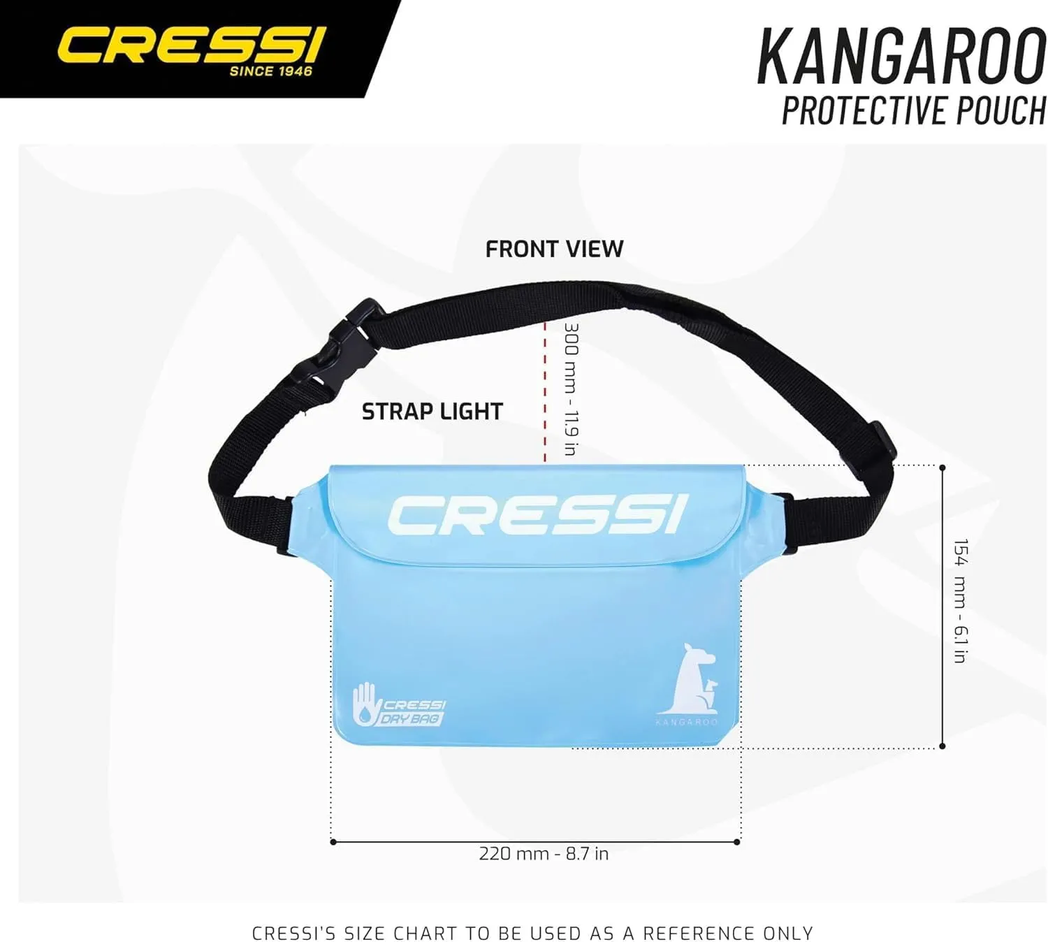 Cressi Kangaroo Dry Pouch - Waterproof