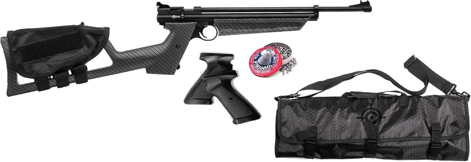 Crosman Drifter Kit 2289CFKT .22-Caliber Variable Pump Single-Shot Air Pistol/Rifle