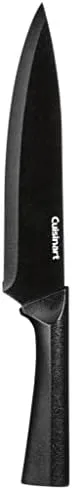CUISINART Cutlery Knife Set, 12pc Metallic Cutlery Knife Set with Blade Guard , Lightweight, Stainless Steel, Durable & Dishwasher Safe, C55-12PMB,Black