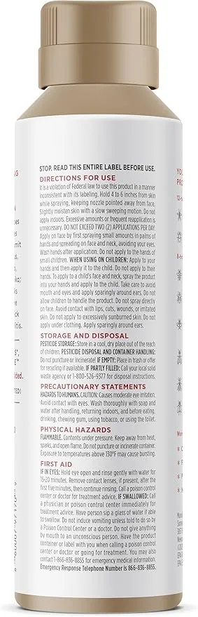 DEET-Free Insect Repellent, The 12 Hour Protection, DEET Alternative – Fragrance Free