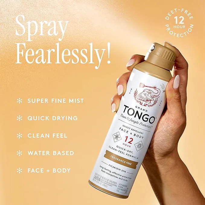DEET-Free Insect Repellent, The 12 Hour Protection, DEET Alternative – Fragrance Free