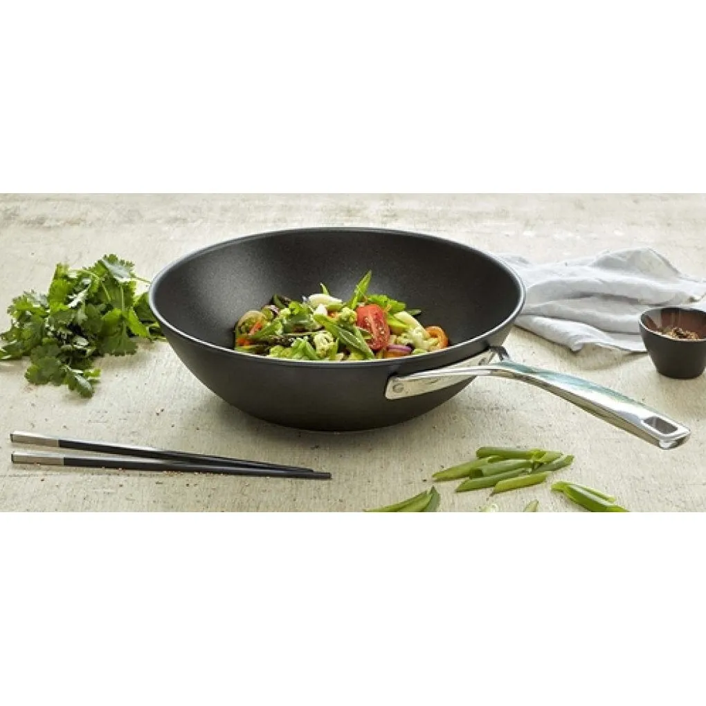 DEMEYERE Alu Pro Induction Non Stick Wok, 12"/30cm (Clearance)