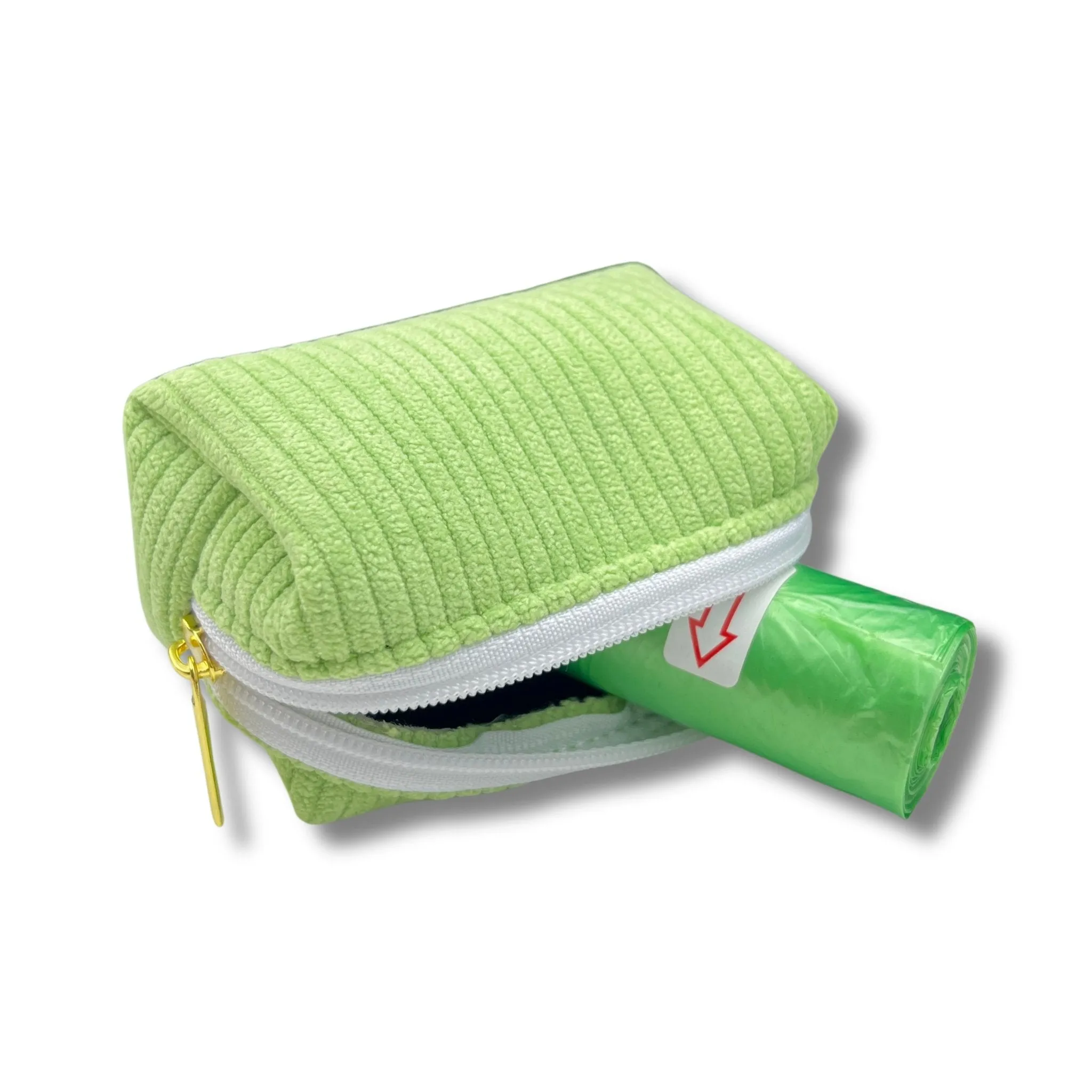 Dog Waste Bag Holder - Cotton Candy Corduroy