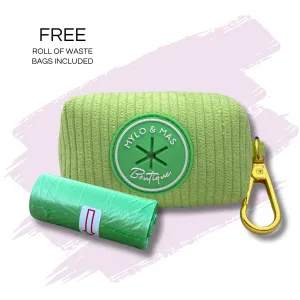 Dog Waste Bag Holder - Cotton Candy Corduroy