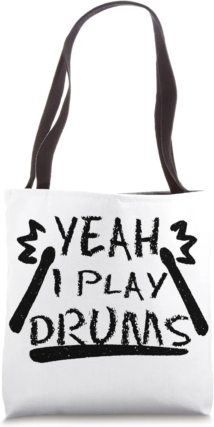 Drummer Drums Heavy Band Play Drums Tote Bag