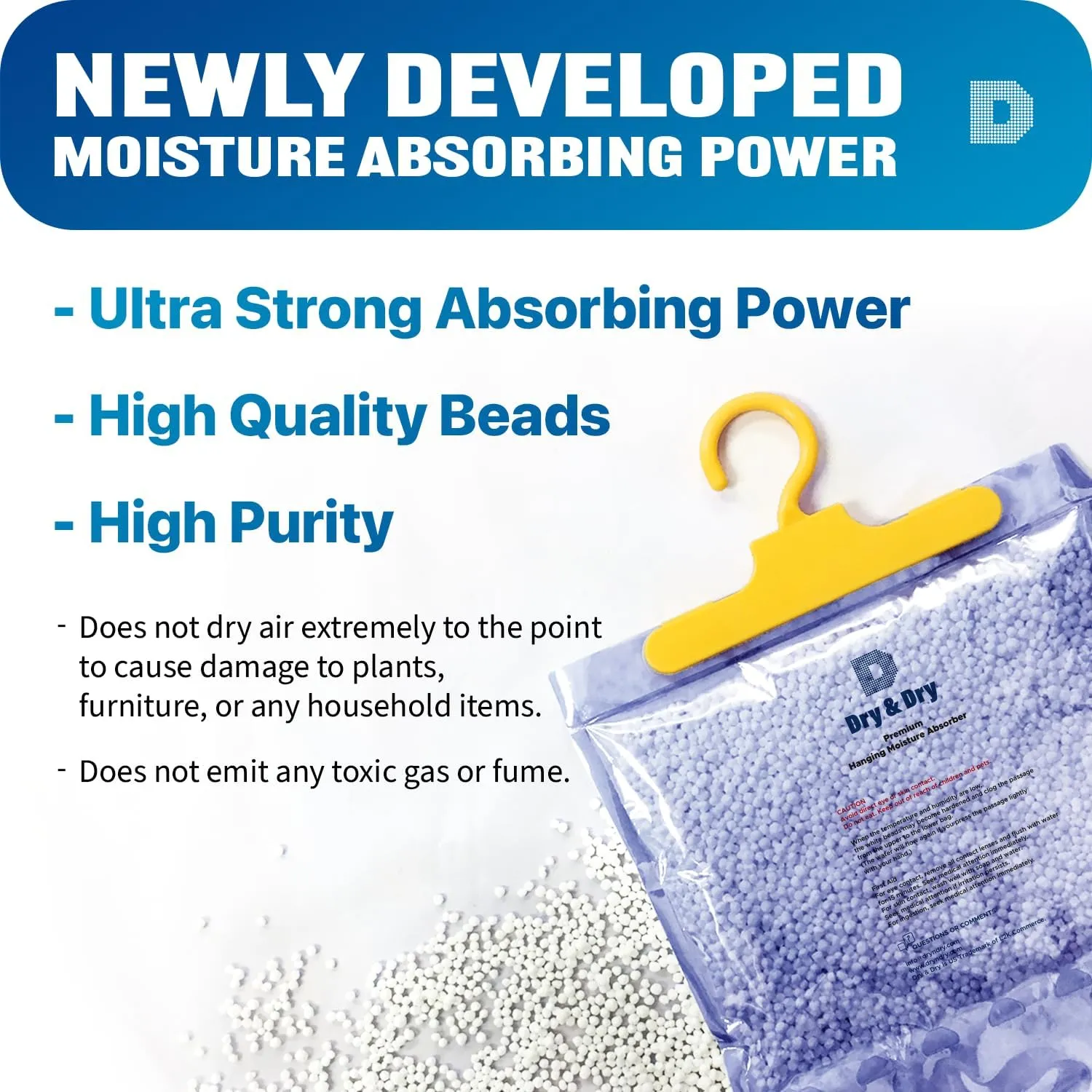 Dry & Dry 12 Pack[14 OZ] Premium Moisture Absorbers Dehumidifiers for Home Dehumidifier for Basement Dehumdifiers for Bedroom Small Dehumidifiers - Dehumidifiers Moisture Absorber