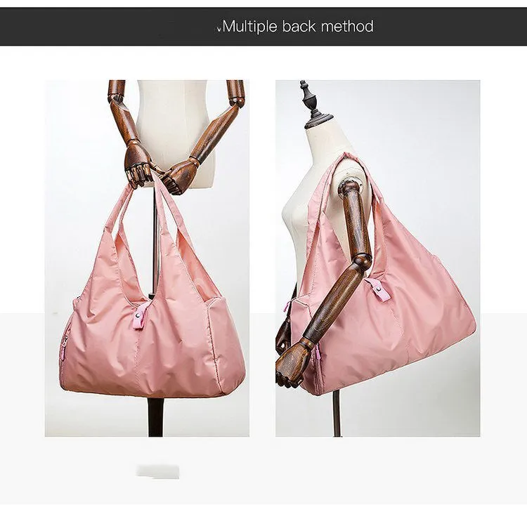 Dry wet separation fitness bag