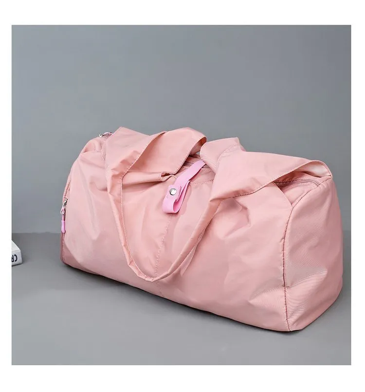 Dry wet separation fitness bag