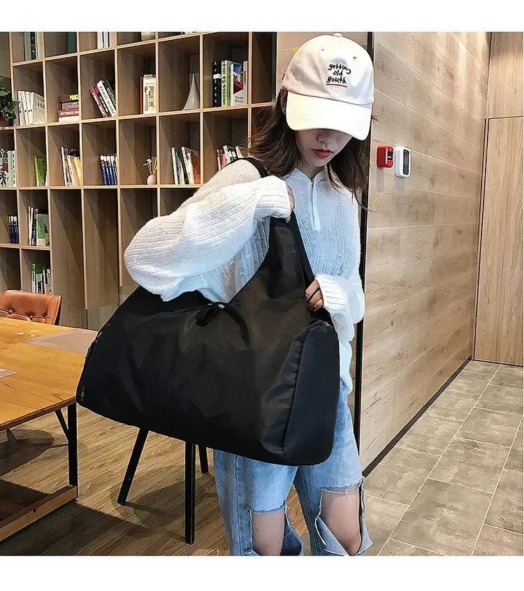 Dry wet separation fitness bag