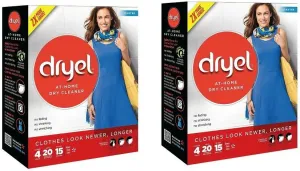 Dryel At-Home Dry Cleaner Starter Kit 4 Loads (2-Pack)