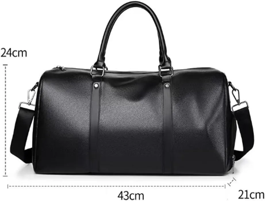Duffle Bag Business Men's Travel Bag Wet And Dry Gym Bag for Travel, Workout(Brown)