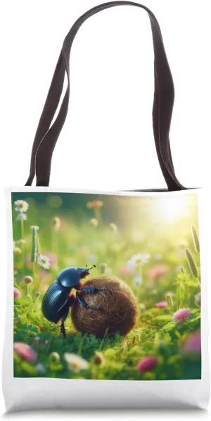 Dung Beetle - Dung in your life - Roll Tote Bag