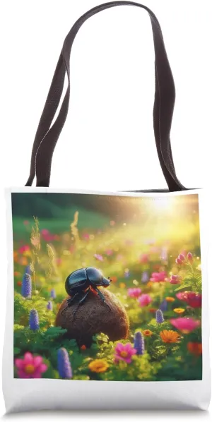 Dung Beetle - Dung in your life - Roll Tote Bag