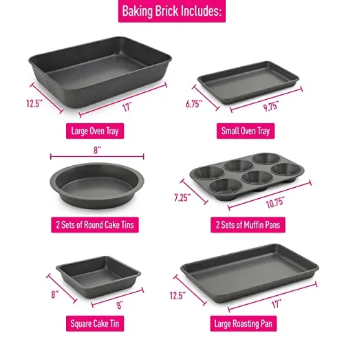 Elbee Home Nonstick Baking Set