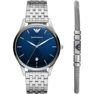 EMPORIO ARMANI SET WATCH AND BRACELET