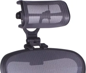 Engineered Now The Original Headrest for The Herman Miller Aeron Chair (H4 for Remastered, Graphite)