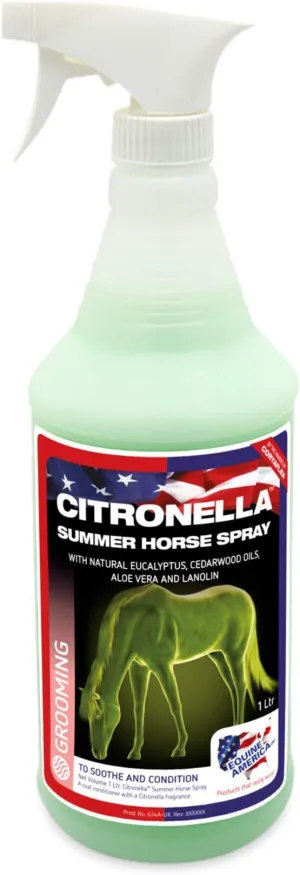 Equine America Citronella Summer Horse Spray 1L - Fly & Insect Repellant