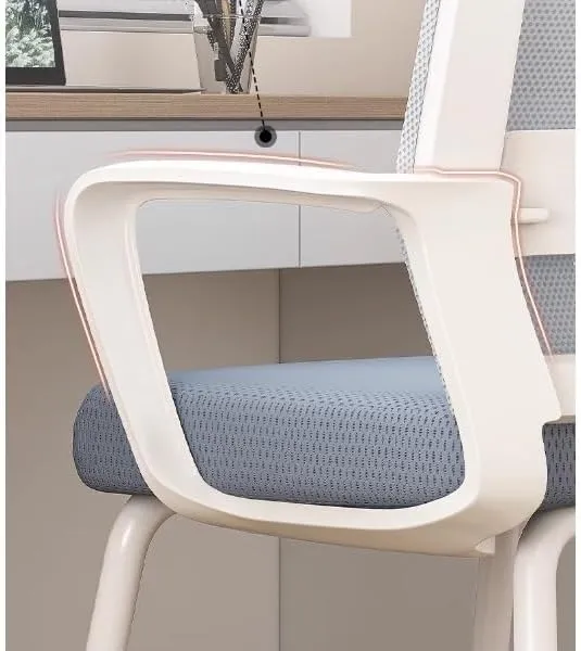 Ergonomic Desk Chair Office Chair, Ergonomic Desk Chair, Middle Back Desk Chair Breathable Mesh Home Office Chair Office Chair(Black)
