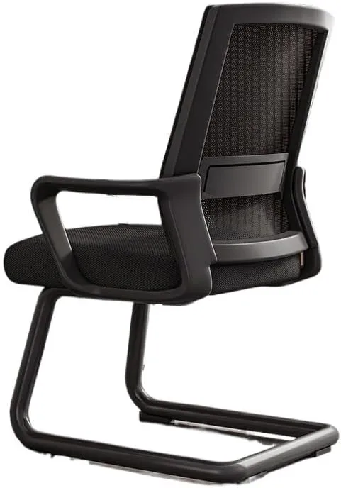 Ergonomic Desk Chair Office Chair, Ergonomic Desk Chair, Middle Back Desk Chair Breathable Mesh Home Office Chair Office Chair(Black)