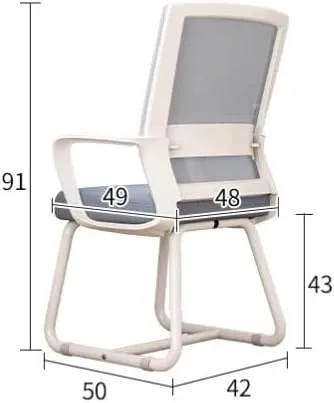 Ergonomic Desk Chair Office Chair, Ergonomic Desk Chair, Middle Back Desk Chair Breathable Mesh Home Office Chair Office Chair(Black)