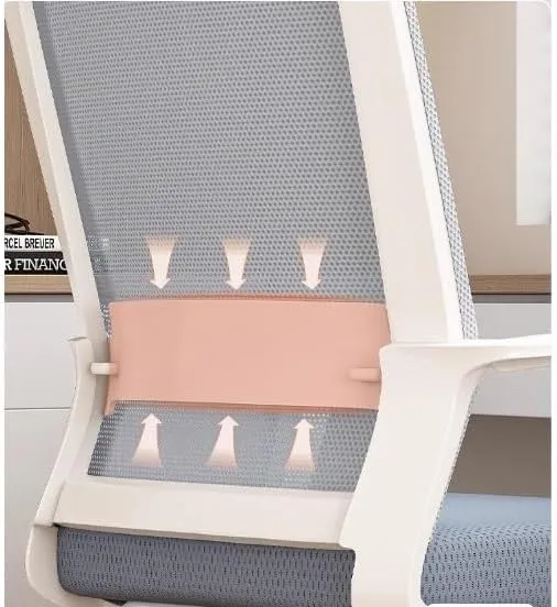 Ergonomic Desk Chair Office Chair, Ergonomic Desk Chair, Middle Back Desk Chair Breathable Mesh Home Office Chair Office Chair(Black)
