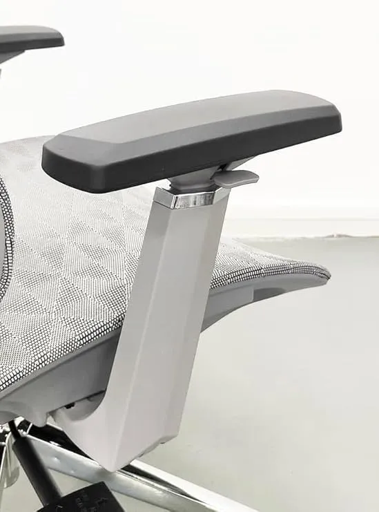 Ergonomic Mesh Office Chair with Adjustable Lumbar Support, Sliding Seat, Headrest, 3D Armrests & High Back – Executive Comfort for Home and Office Use