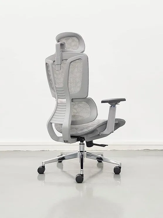 Ergonomic Mesh Office Chair with Adjustable Lumbar Support, Sliding Seat, Headrest, 3D Armrests & High Back – Executive Comfort for Home and Office Use