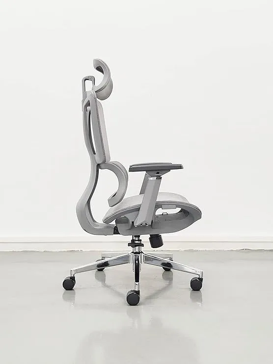 Ergonomic Mesh Office Chair with Adjustable Lumbar Support, Sliding Seat, Headrest, 3D Armrests & High Back – Executive Comfort for Home and Office Use